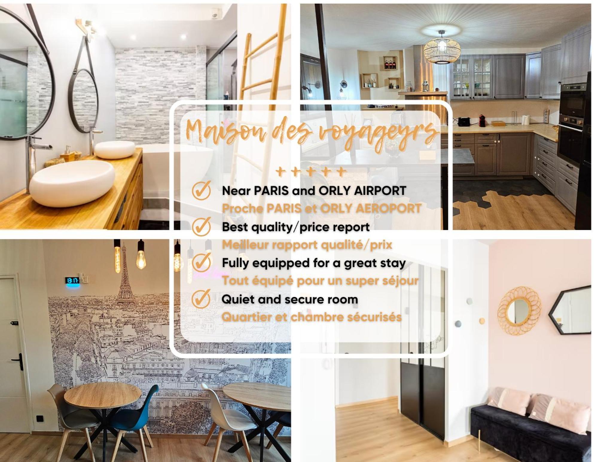 Accommodatie bij particulieren Maison Des Voyageurs Jade - Paris Orly *